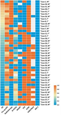 Clinical Features and Molecular Markers on Diffuse Midline Gliomas With H3K27M Mutations: A 43 Cases Retrospective Cohort Study